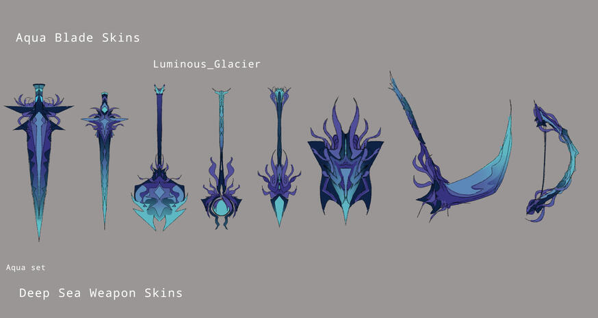 WEAPONRY SET CONCEPT EXAMPLE